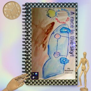 "A Race in the Sky" Keik's Collection. Spiral notebook