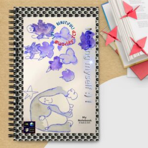 "Meeting Myself!" Keik's Collection. Spiral notebook